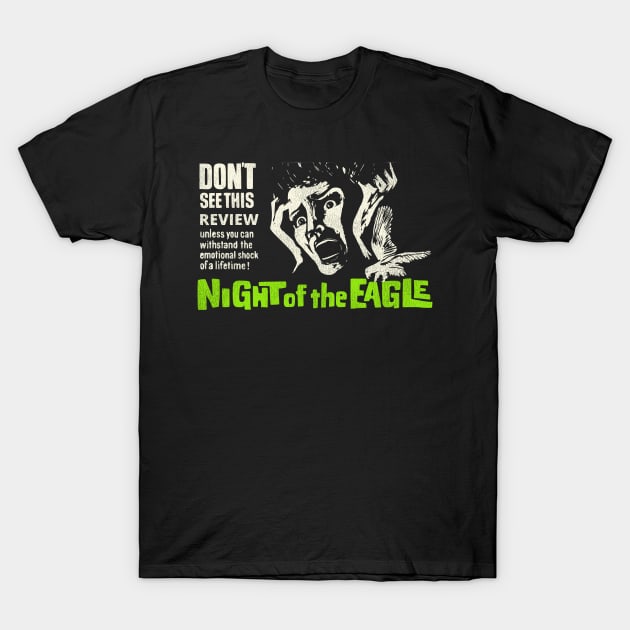 Night of the Eagle Cult Horror Movie T-Shirt by darklordpug